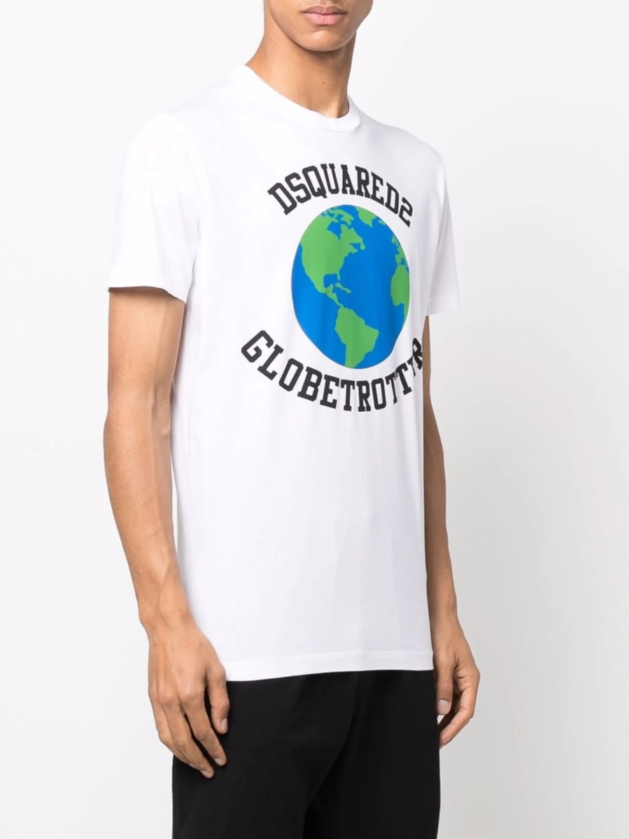 Tricou DSQUARED2 alb - Img 3