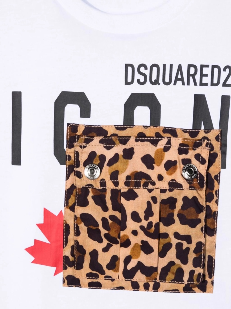 Tricou DSQUARED2 alb - Img 3