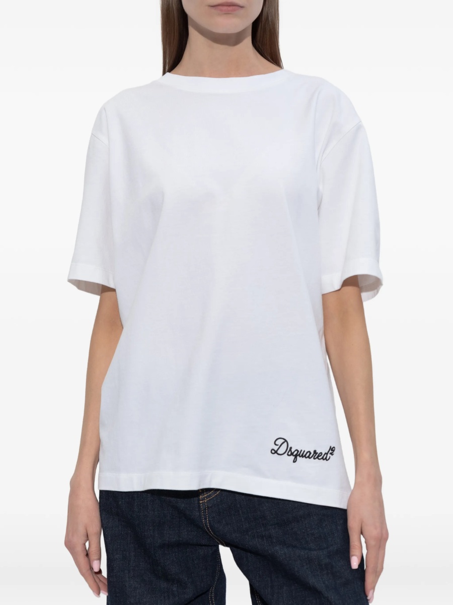 Tricou DSQUARED2 alb - Img 3