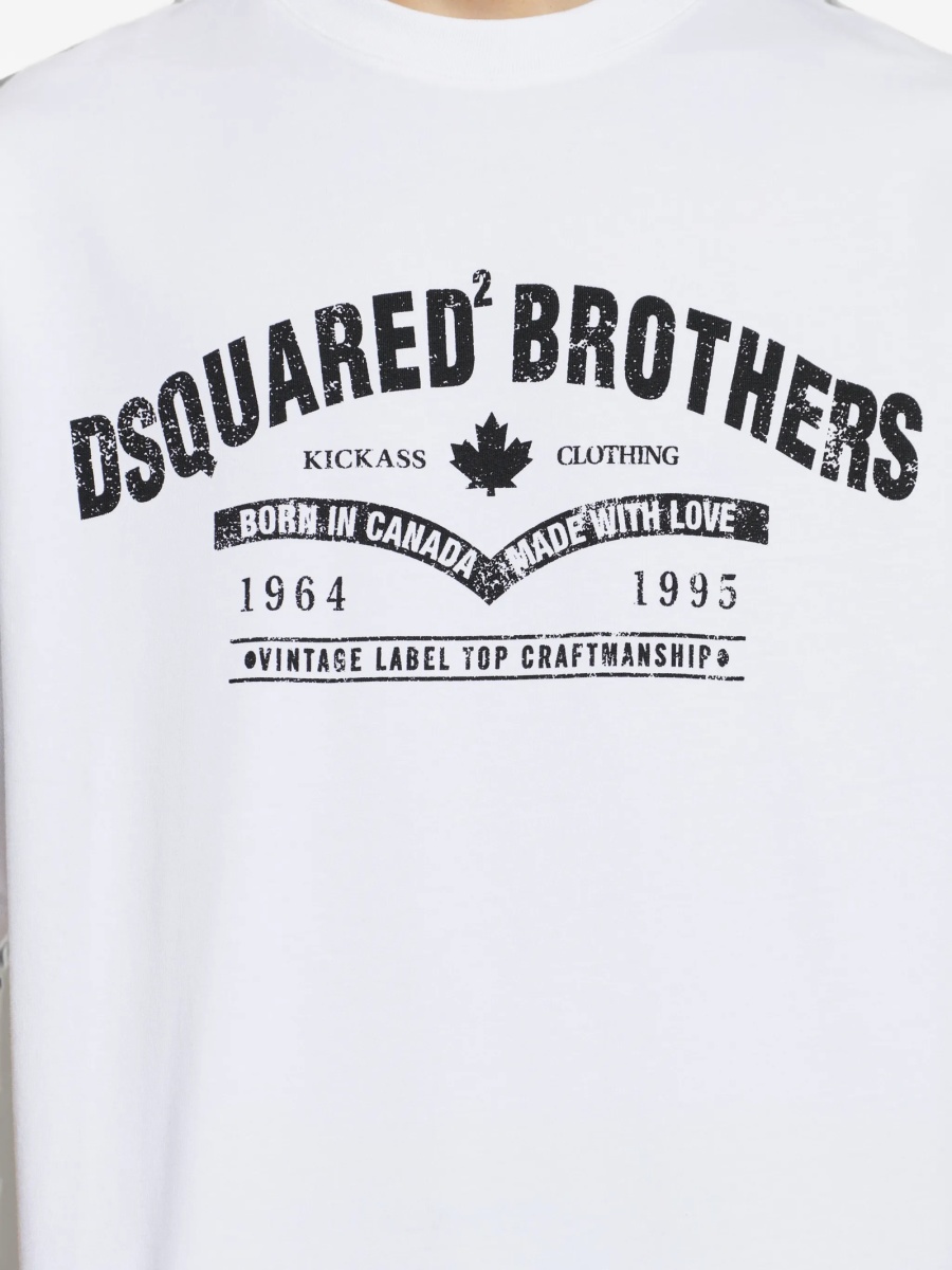 Tricou DSQUARED2 alb - Img 5