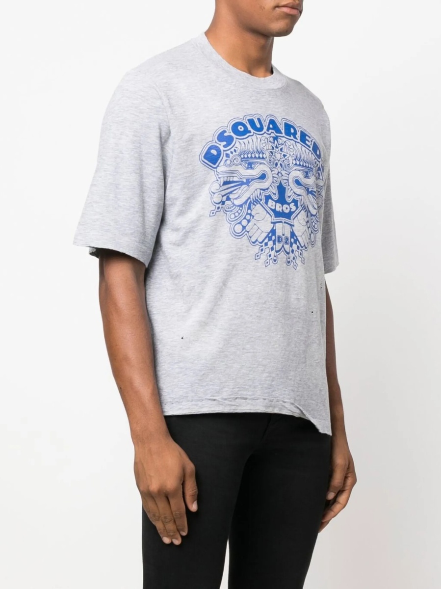Tricou DSQUARED2 gri - Img 3