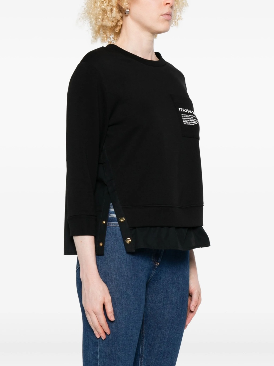 Tricou Elisabetta Franchi negru - Img 3