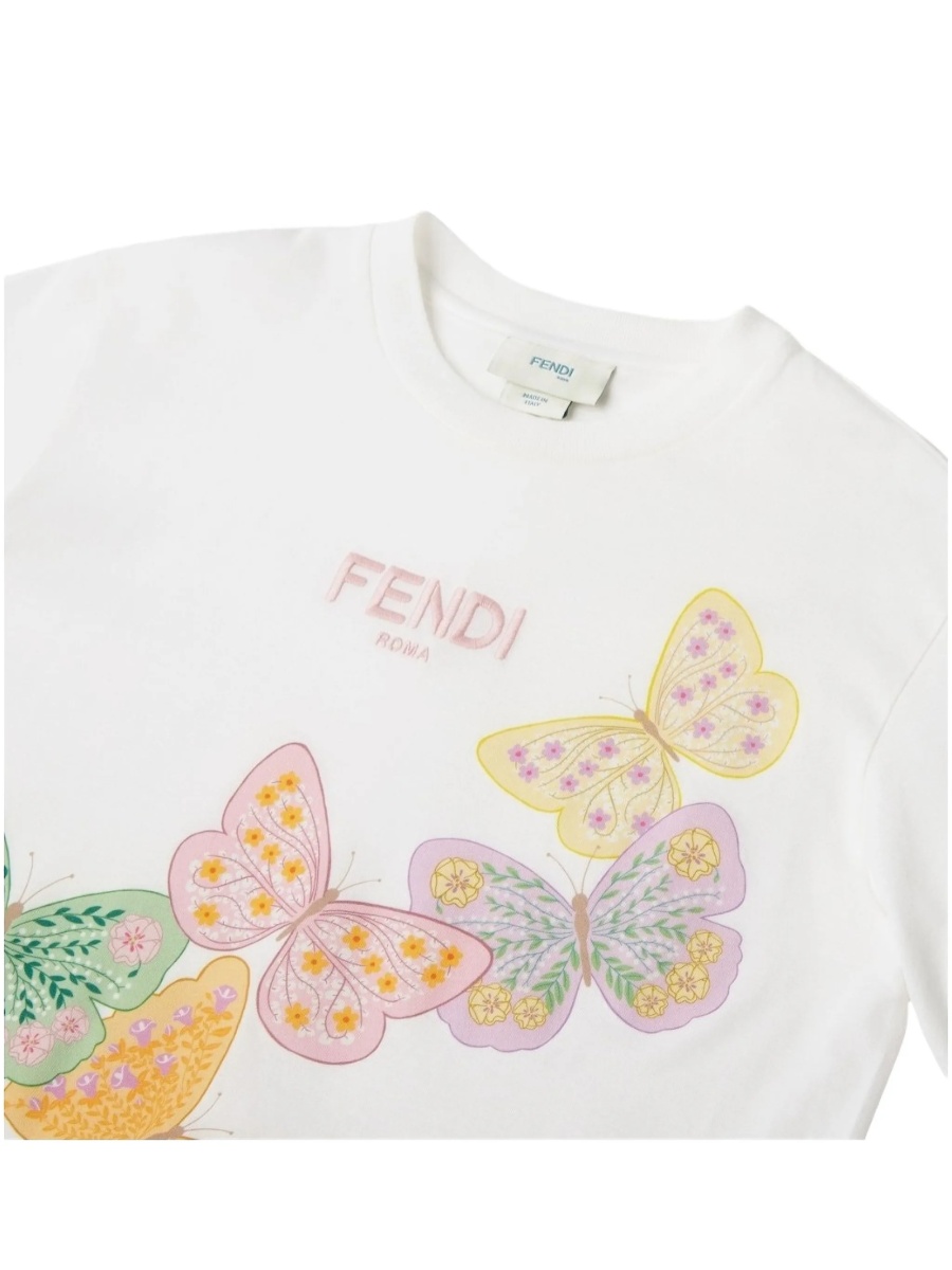 Tricou Fendi alb - Img 3