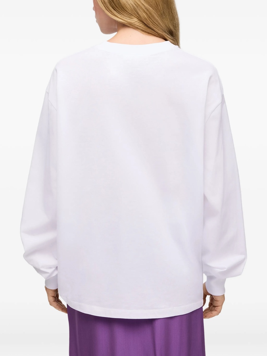 Tricou Ganni alb - Img 4