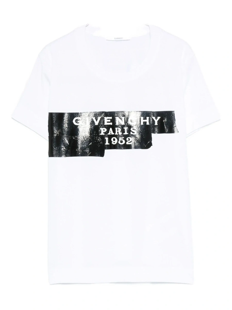 Tricou Givenchy alb din bumbac - Img 8