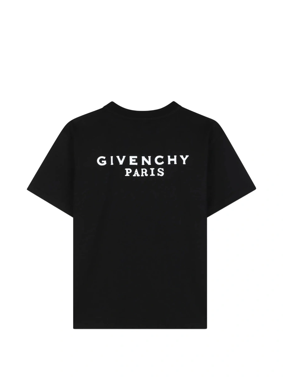 Tricou Givenchy negru din bumbac - Img 4