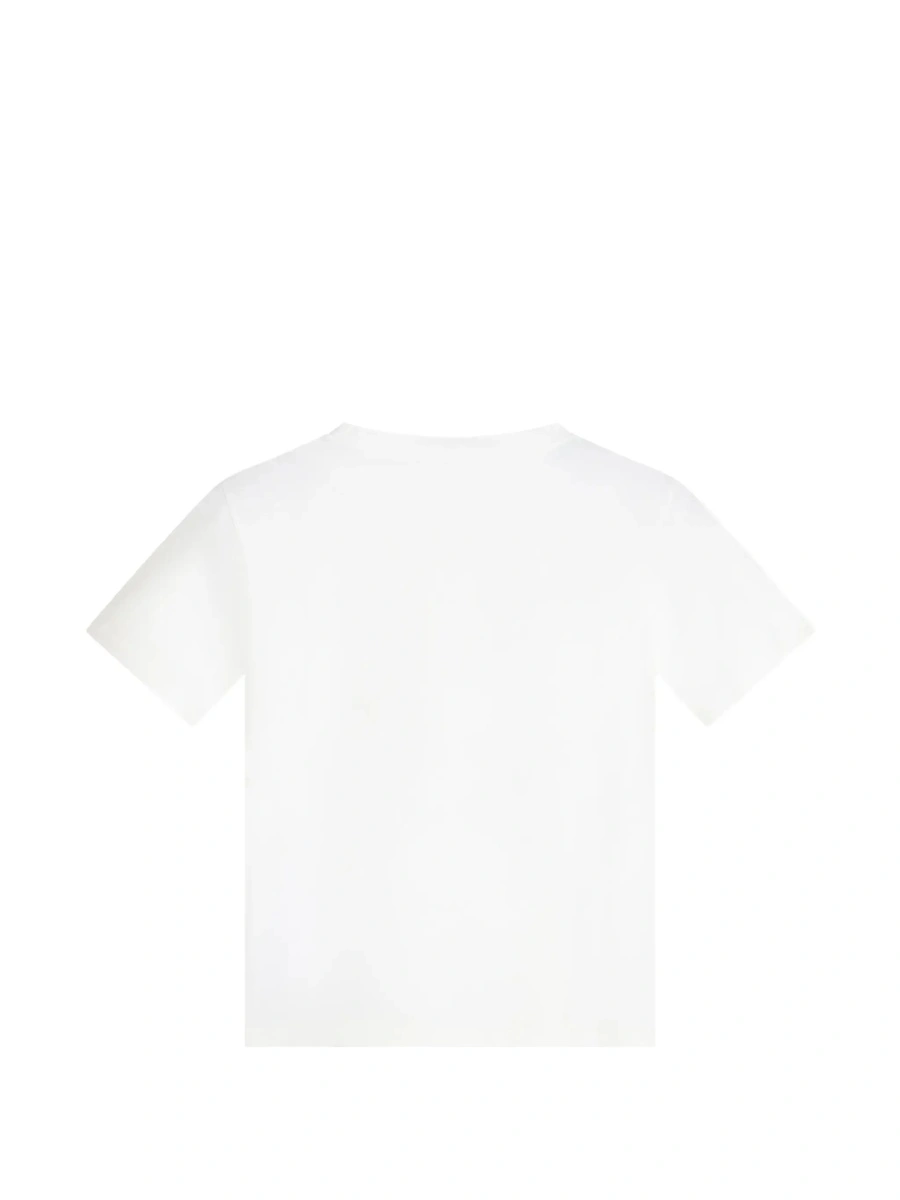 Tricou Gucci alb din bumbac - Img 4