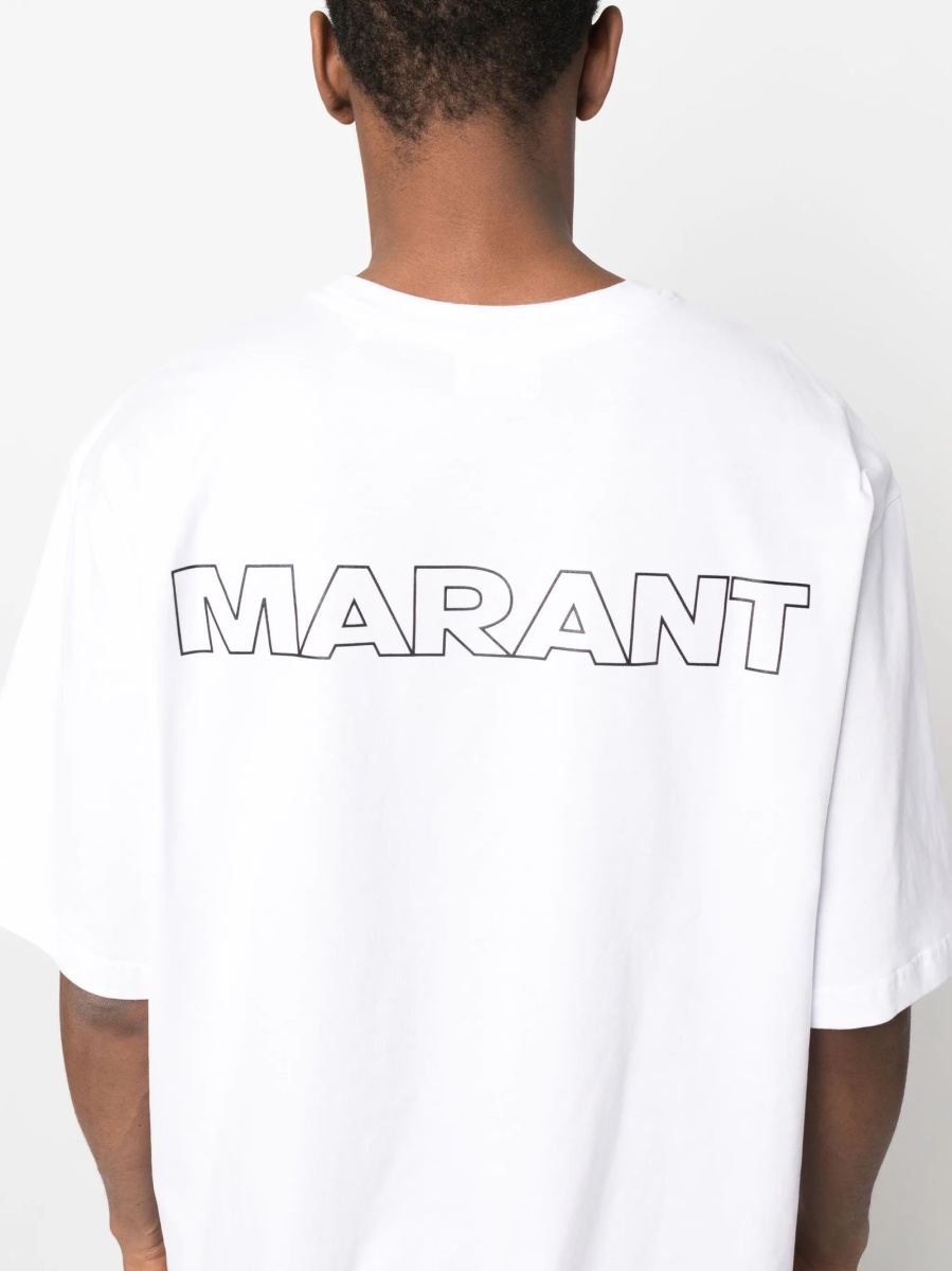 Tricou Isabel Marant alb - Img 5
