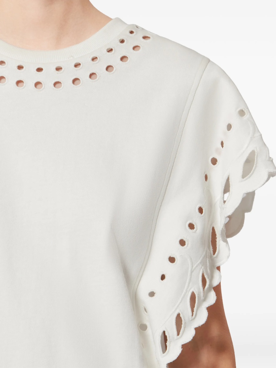 Tricou ISABEL MARANT ETOILE alb - Img 5