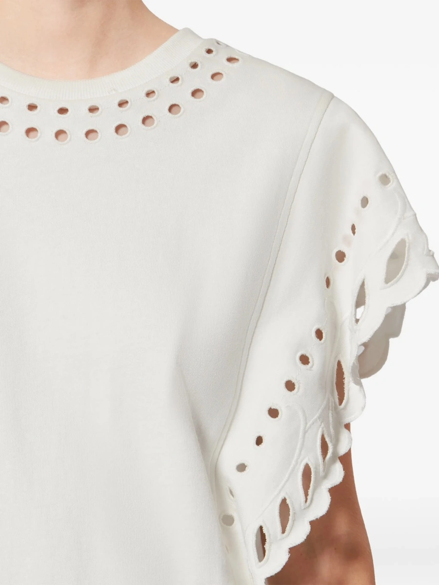 Tricou ISABEL MARANT ETOILE alb - Img 5
