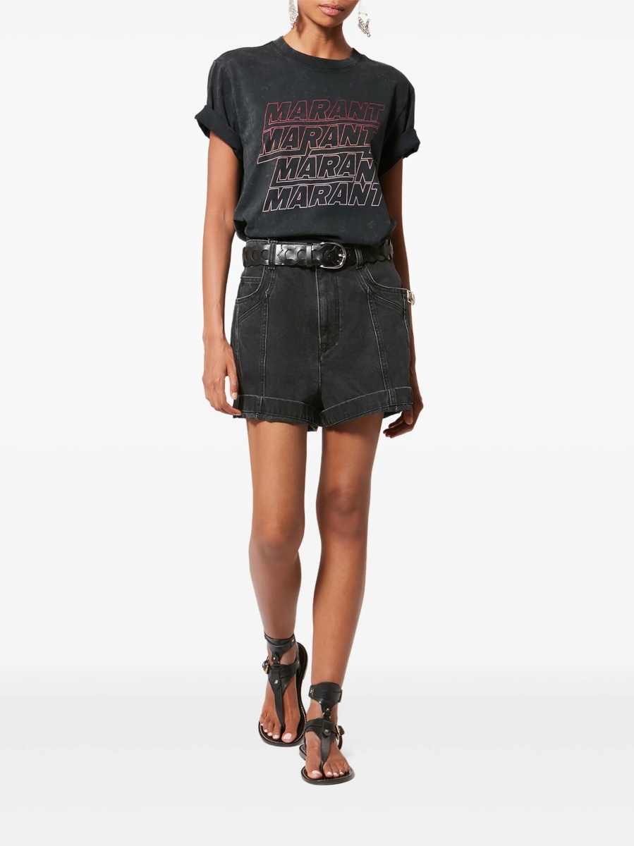 Tricou ISABEL MARANT ETOILE negru - Img 2