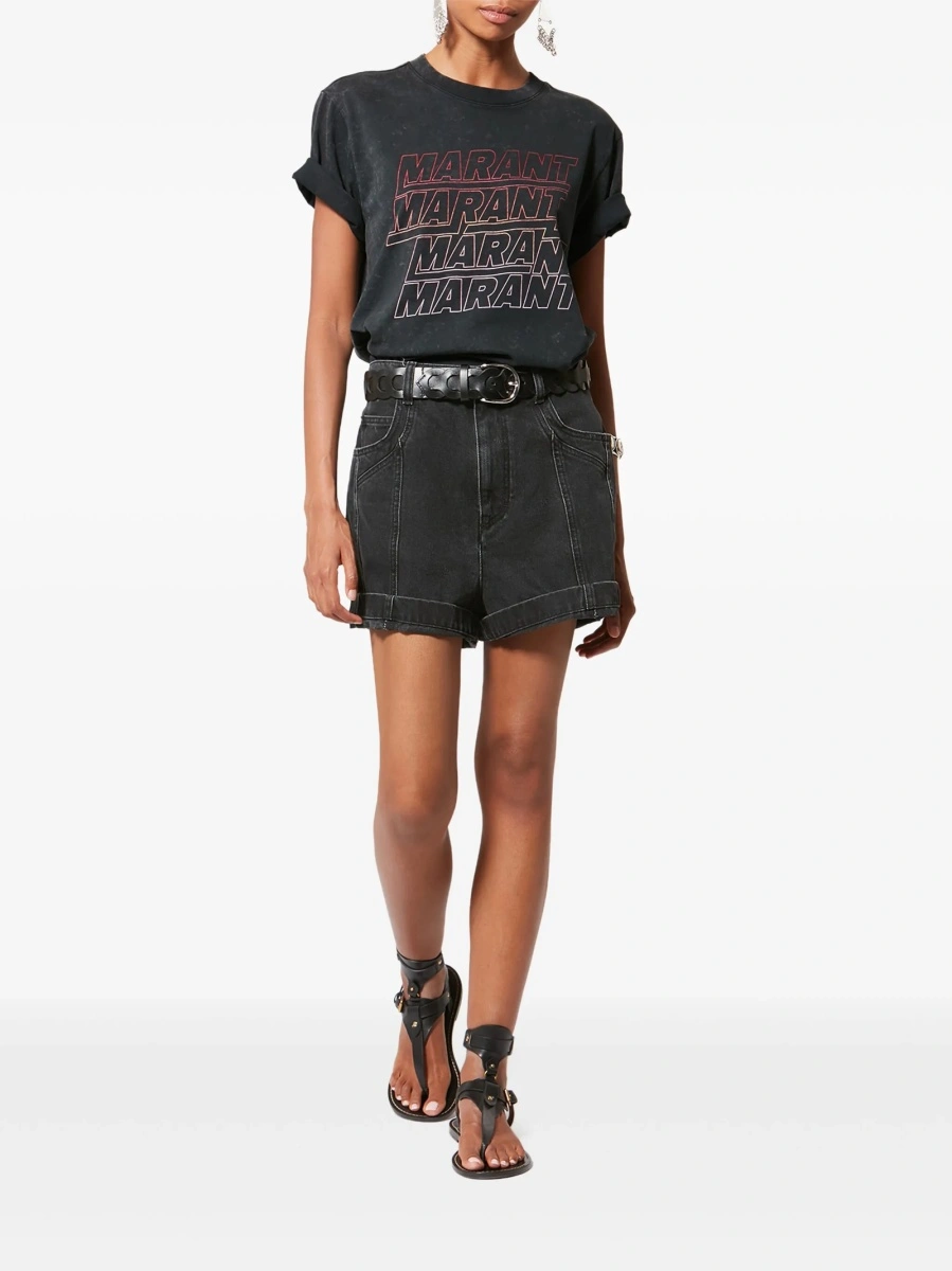 Tricou ISABEL MARANT ETOILE negru - Img 2