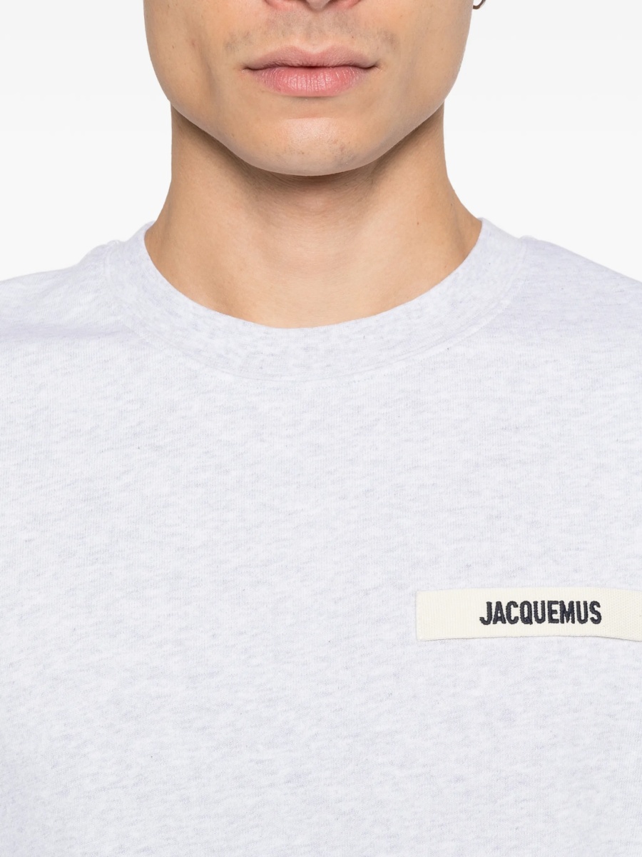 Tricou JACQUEMUS gri - Img 5