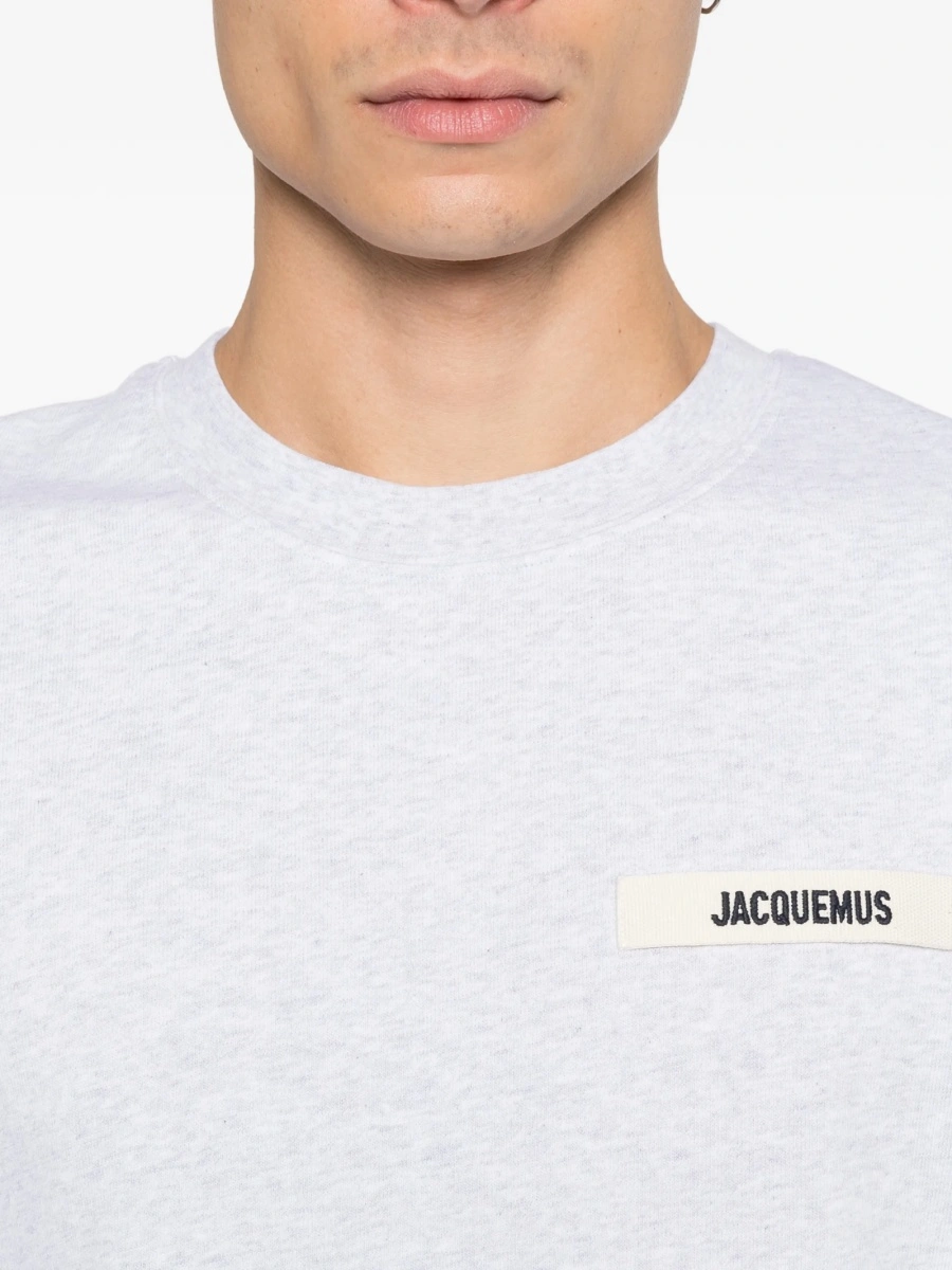 Tricou JACQUEMUS gri - Img 5