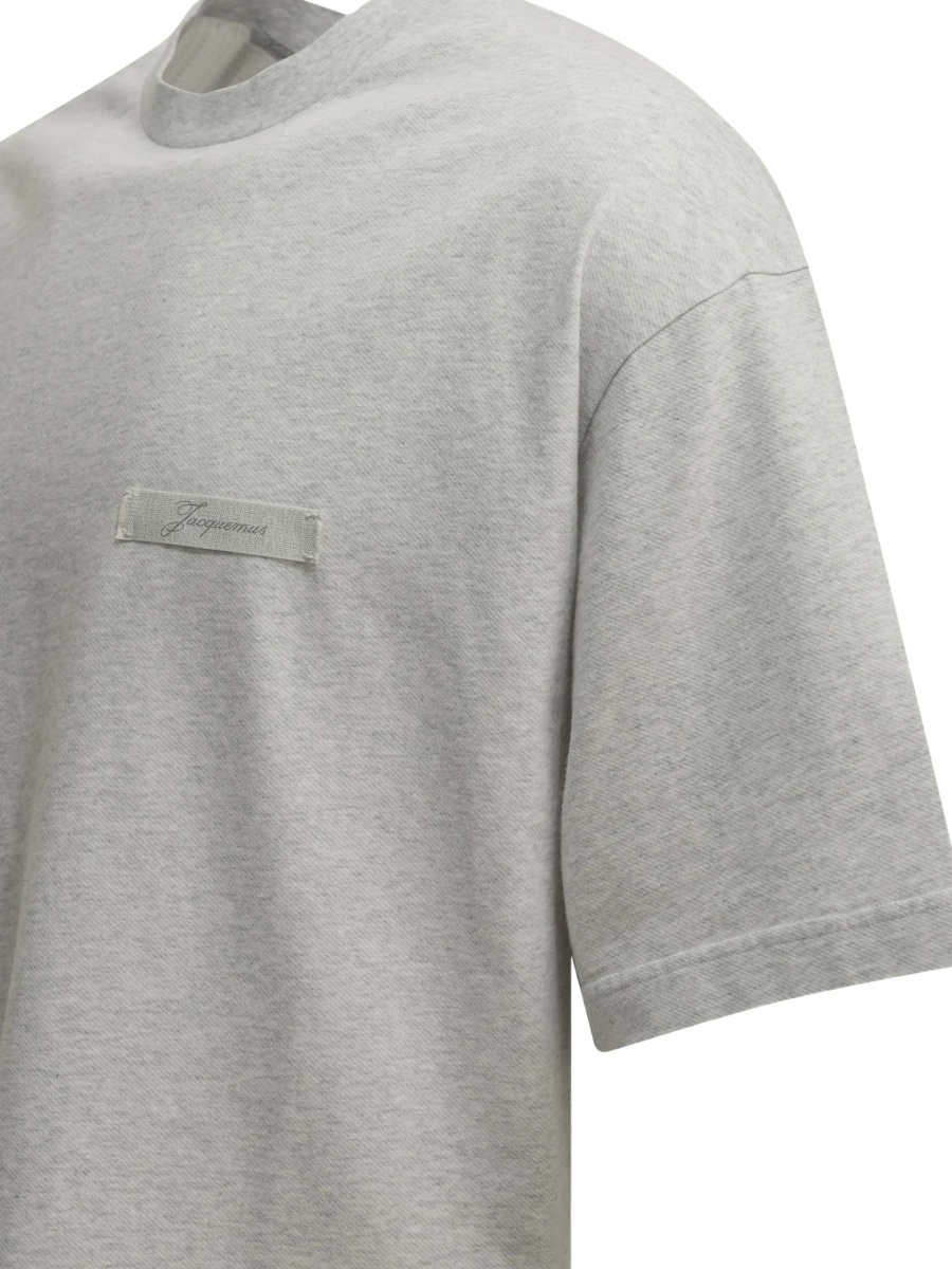 Tricou JACQUEMUS gri - Img 4