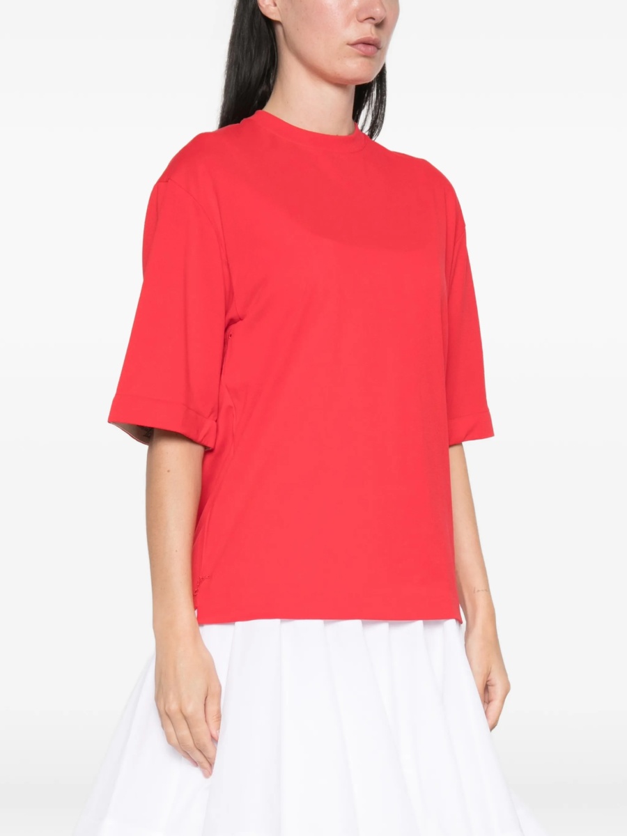 Tricou JACQUEMUS Rond Carré rosu - Img 3