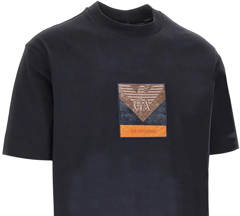 Tricou Jersey T-shirt with logo patch - Img 2