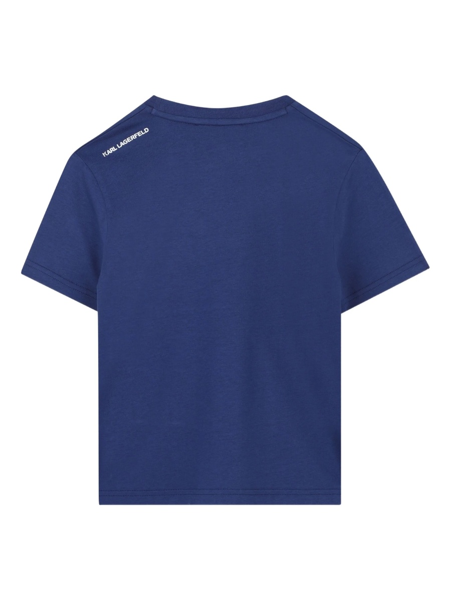 Tricou Karl Lagerfeld albastru - Img 2