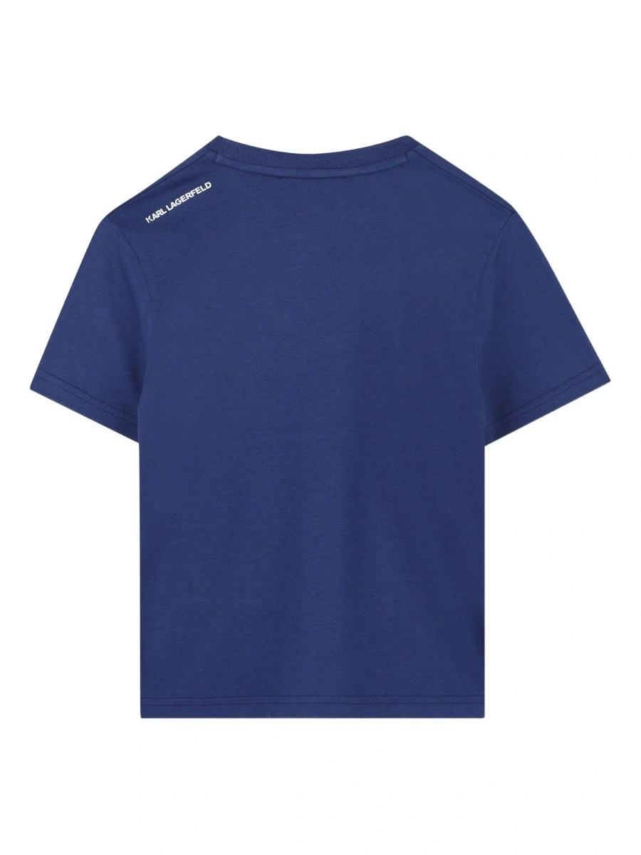 Tricou Karl Lagerfeld albastru - Img 2