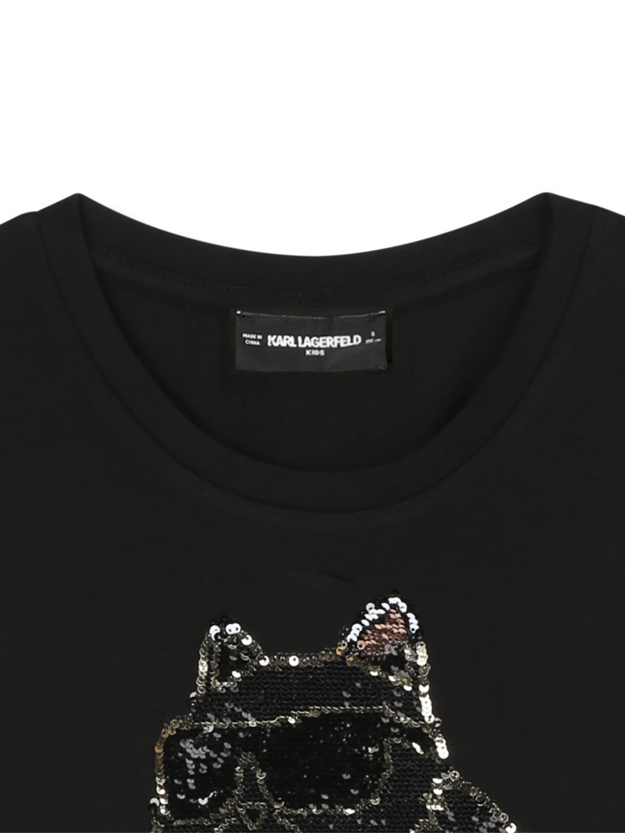 Tricou Karl Lagerfeld negru - Img 3