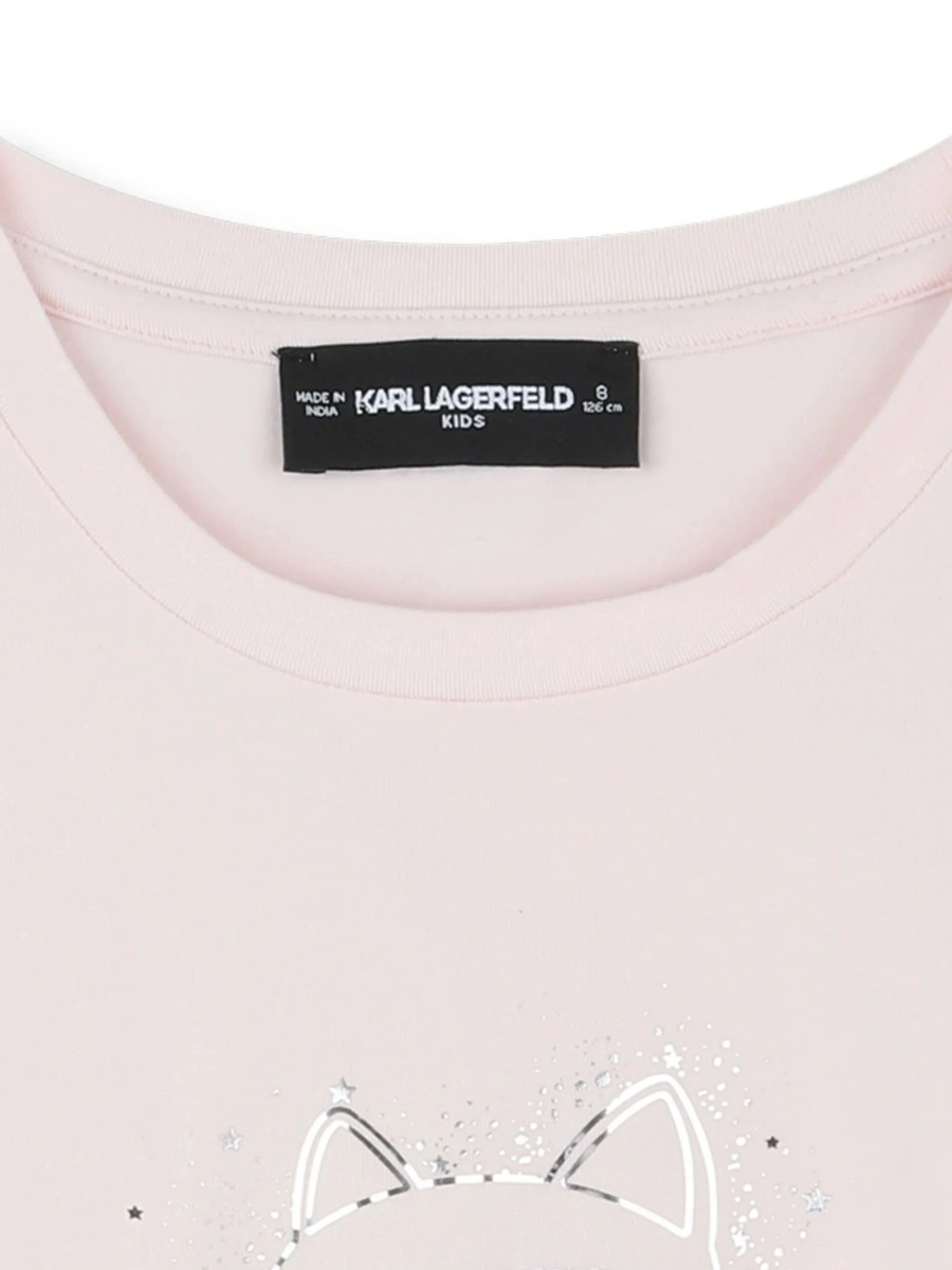 Tricou Karl Lagerfeld neutru - Img 3