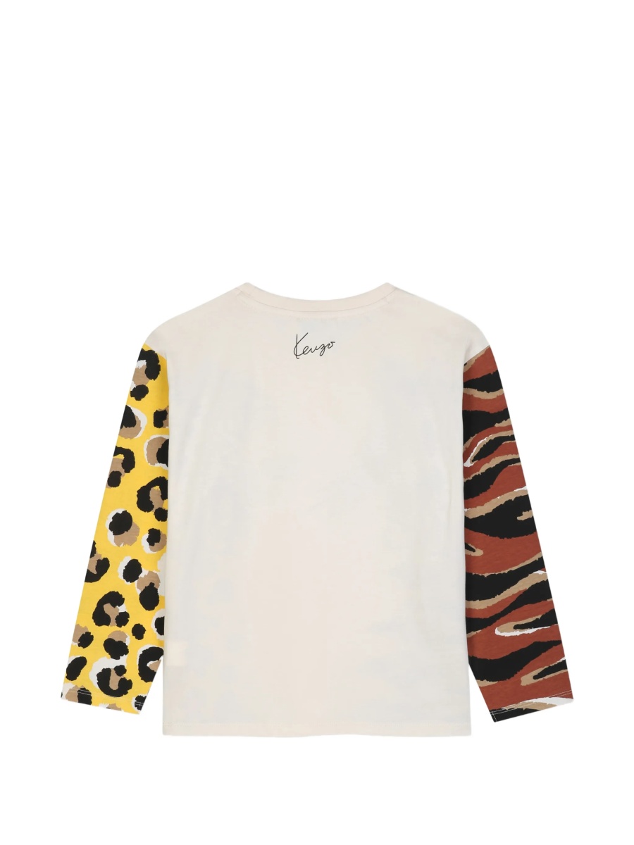 Tricou Kenzo alb din bumbac organic - Img 2