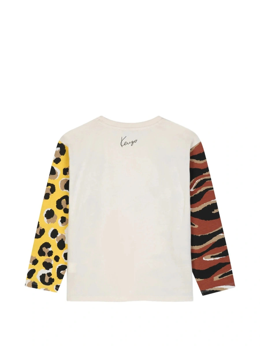Tricou Kenzo alb din bumbac organic - Img 2