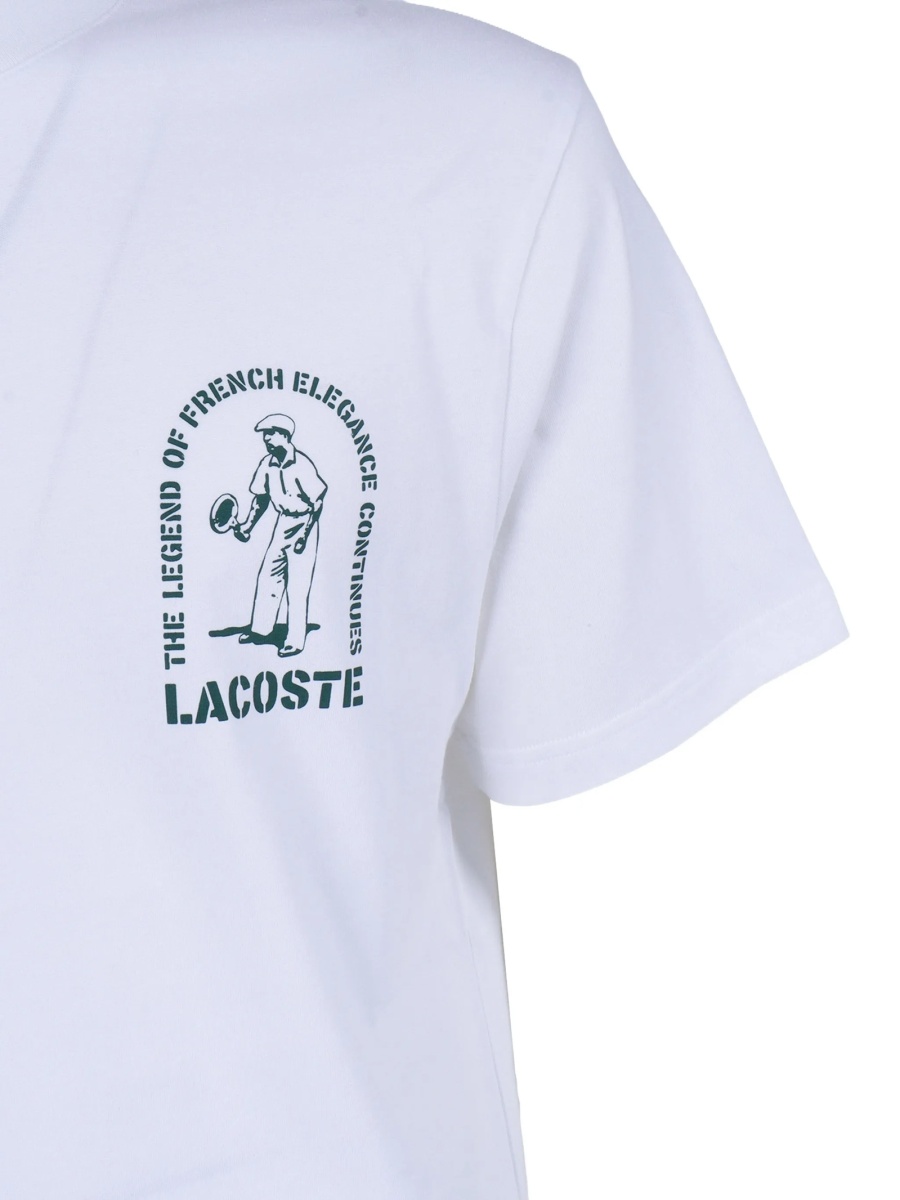 Tricou Lacoste alb - Img 3