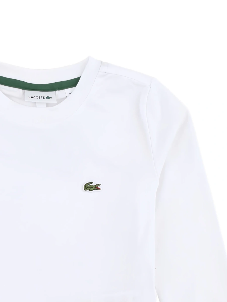 Tricou Lacoste Kids alb - Img 3