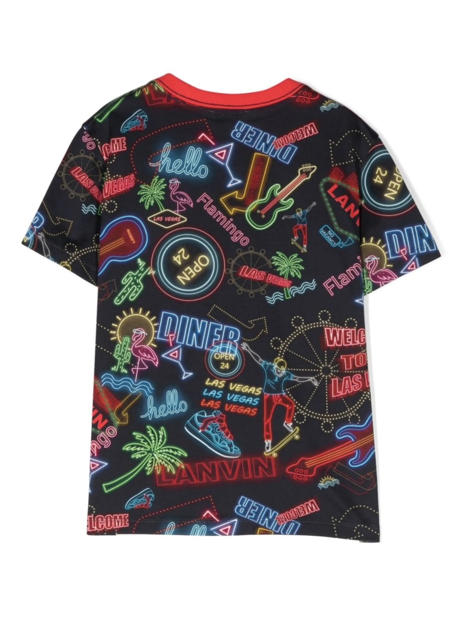 Tricou Lanvin albastru - Img 2