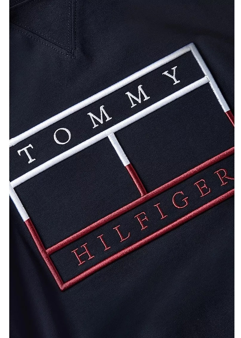 Tricou LINEAR FLAG EMBROIDERY T-SHIRT - Img 2