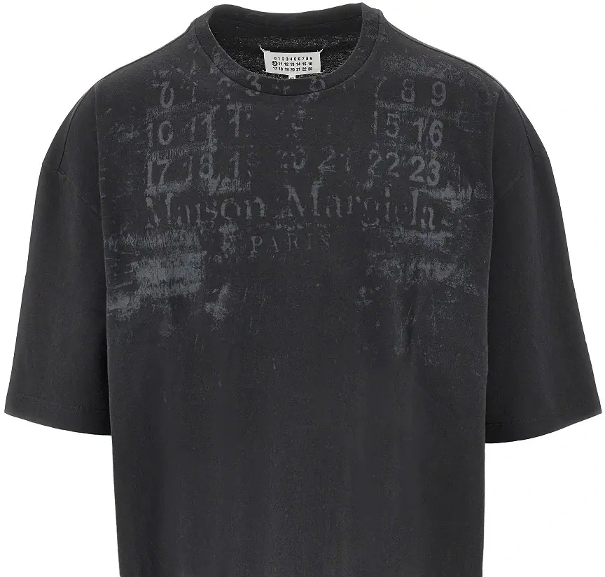 Tricou Logo print oversized T-shirt - Img 2