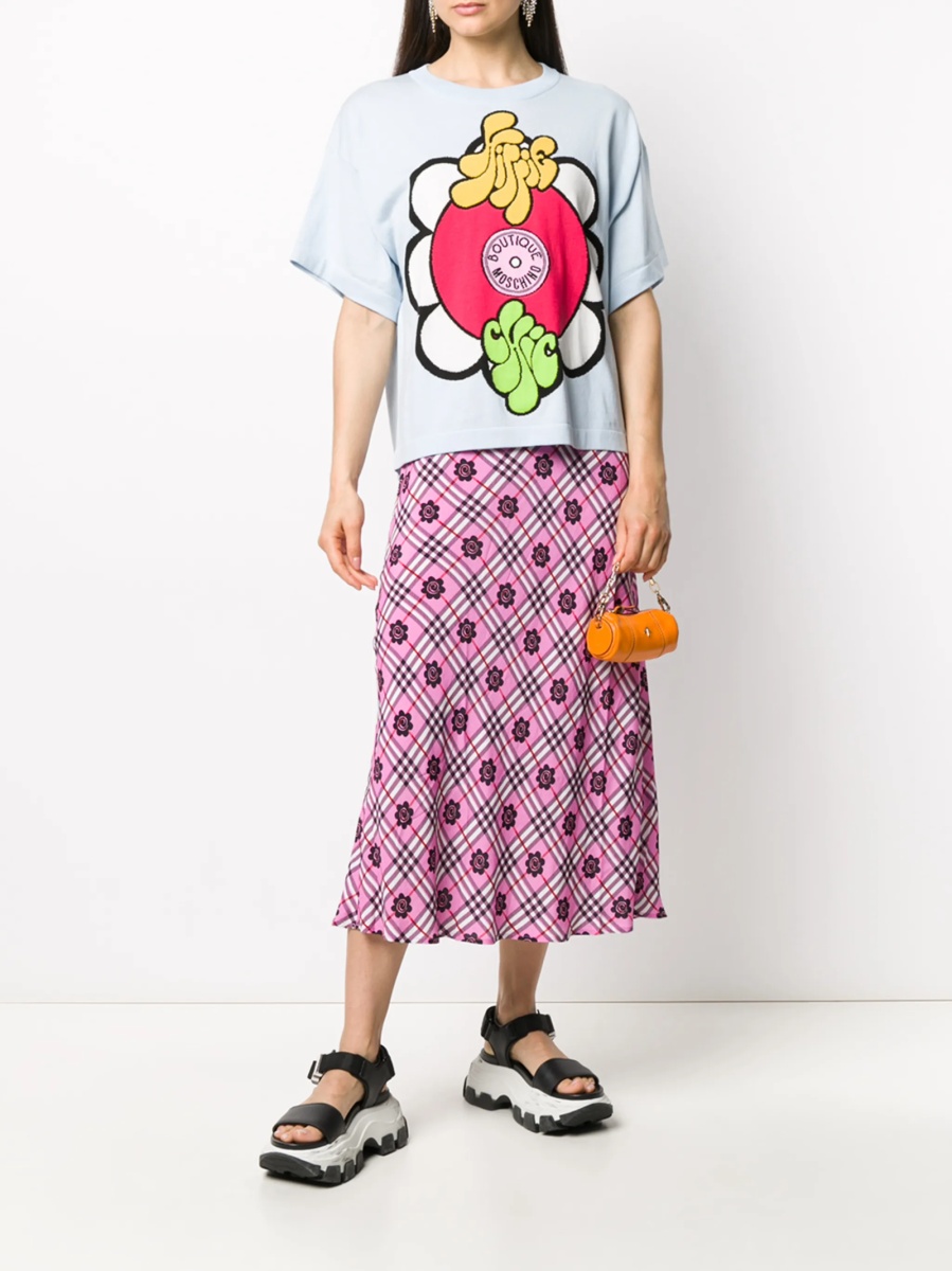 Tricou LOVE Moschino albastru - Img 2