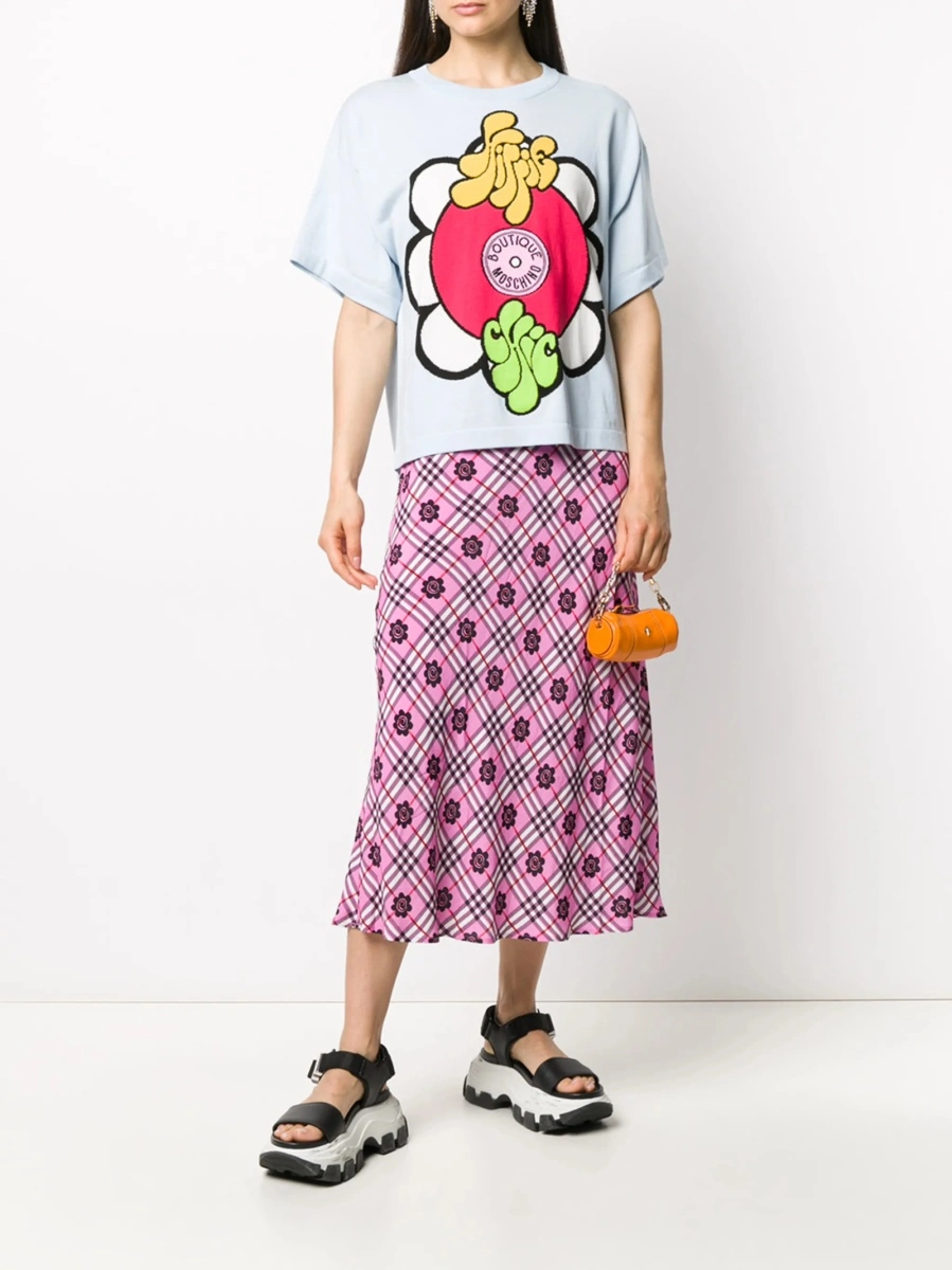 Tricou LOVE Moschino albastru - Img 2