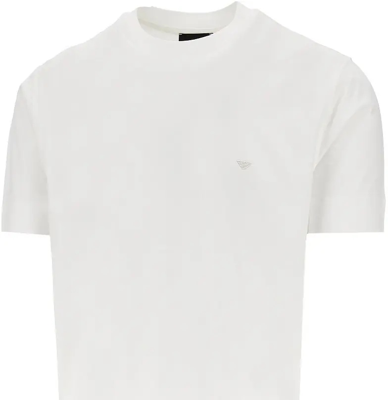 Tricou Lyocell and cotton blend T-shirt with logo - Img 2