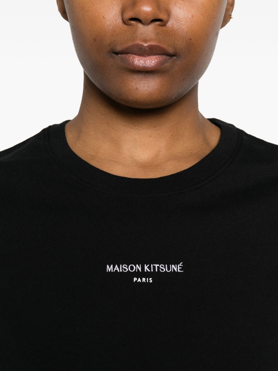 Tricou MAISON KITSUNÉ negru - Img 5