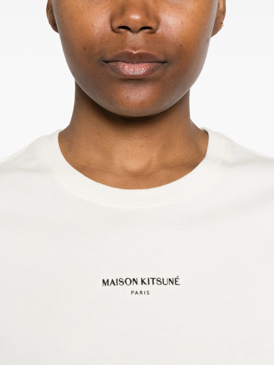 Tricou MAISON KITSUNÉ neutru - Img 5