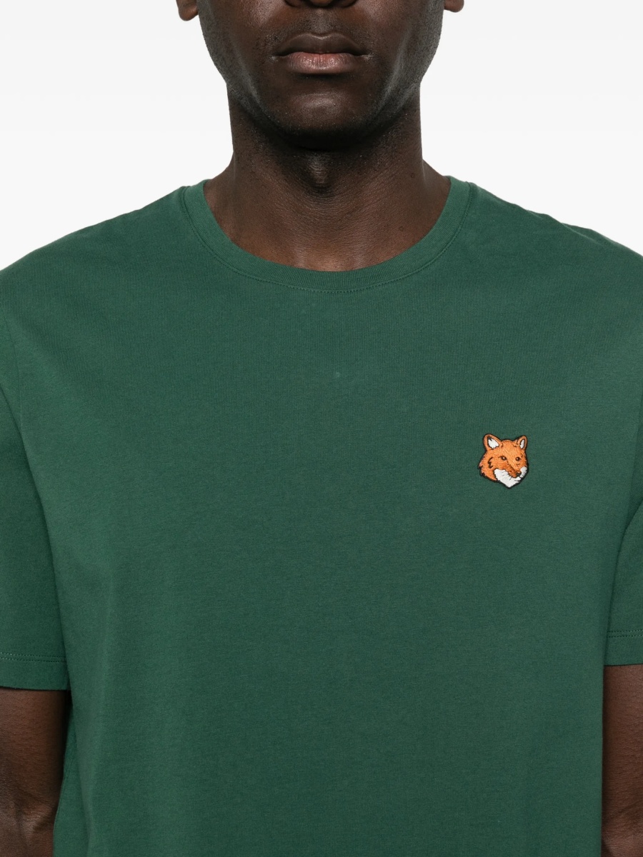 Tricou MAISON KITSUNÉ verde - Img 5