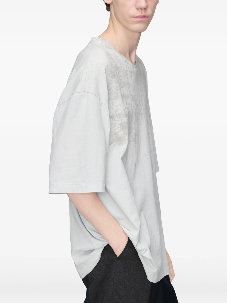 Tricou Maison Margiela gri - Img 4
