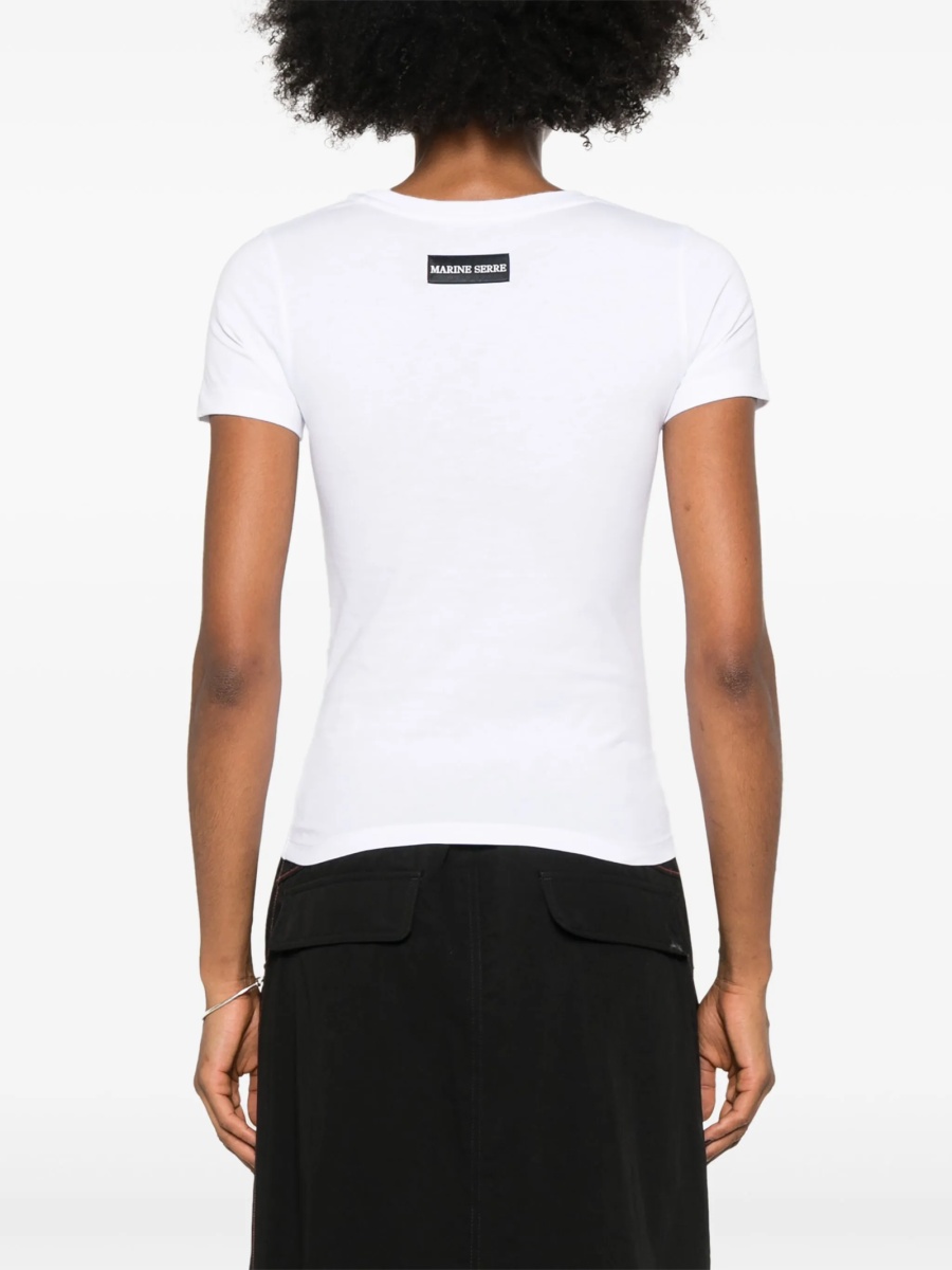 Tricou MARINE SERRE crescent moon alb - Img 4