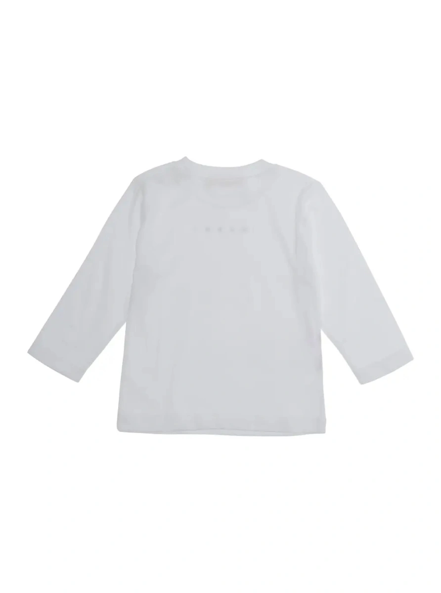 Tricou Marni alb din bumbac - Img 2
