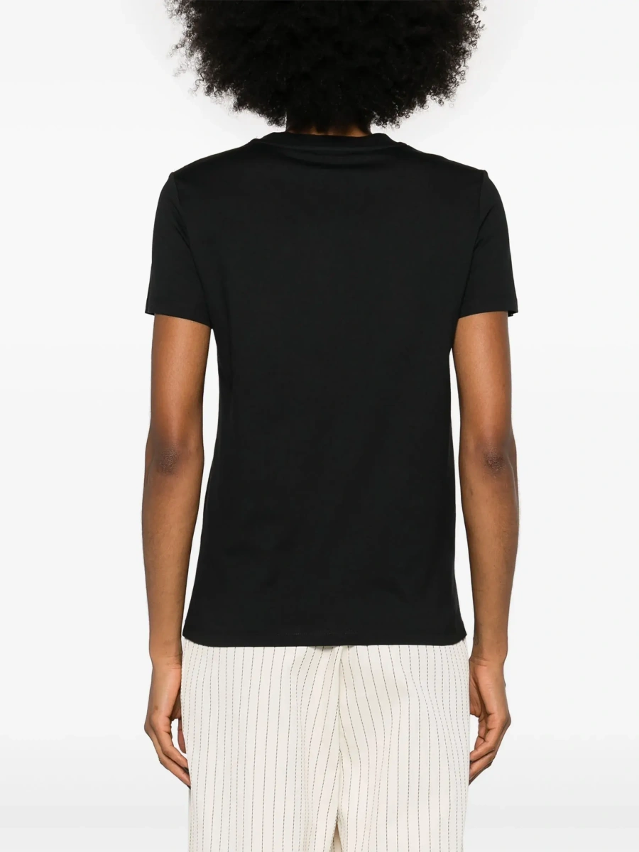 Tricou Max Mara negru din bumbac - Img 6