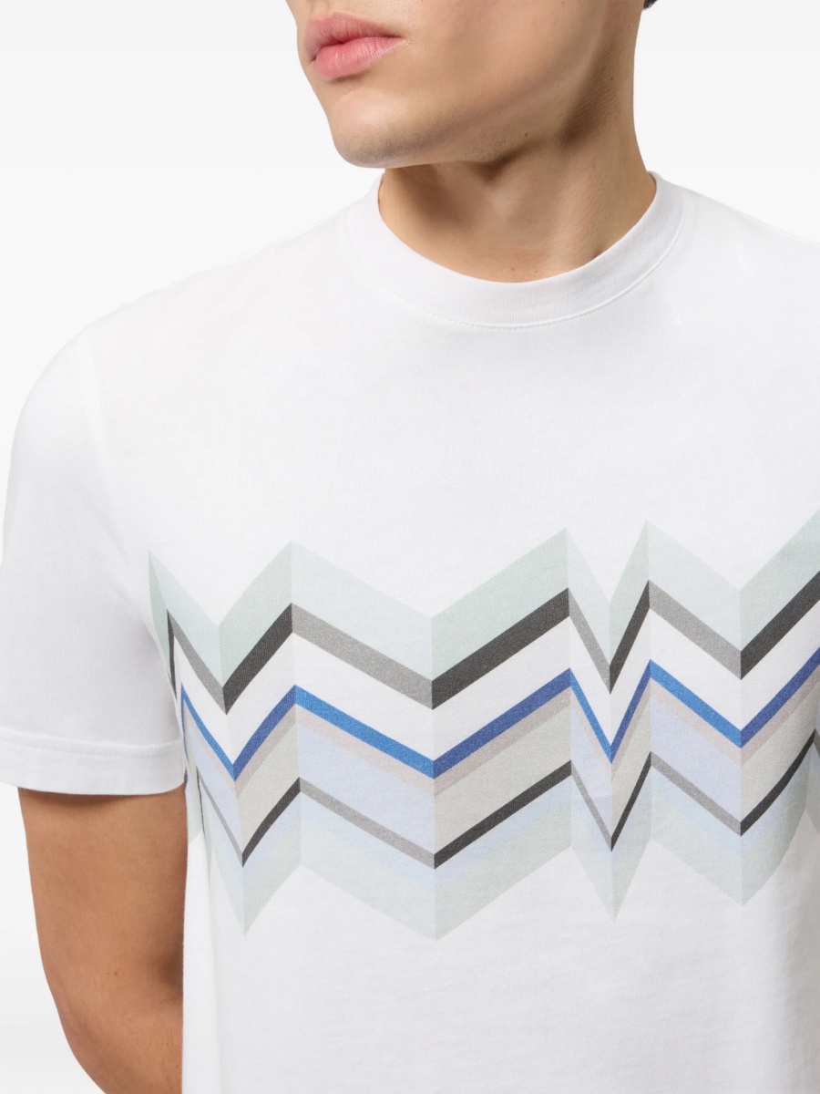 Tricou MISSONI BEACHWEAR alb - Img 2