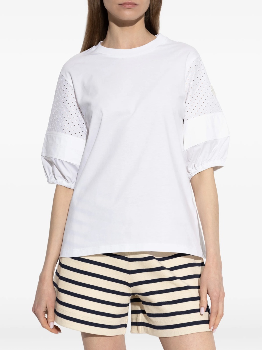 Tricou Moncler alb - Img 3