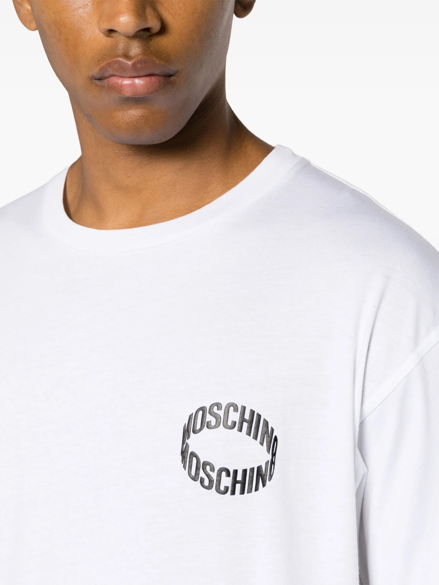 Tricou Moschino alb - Img 5