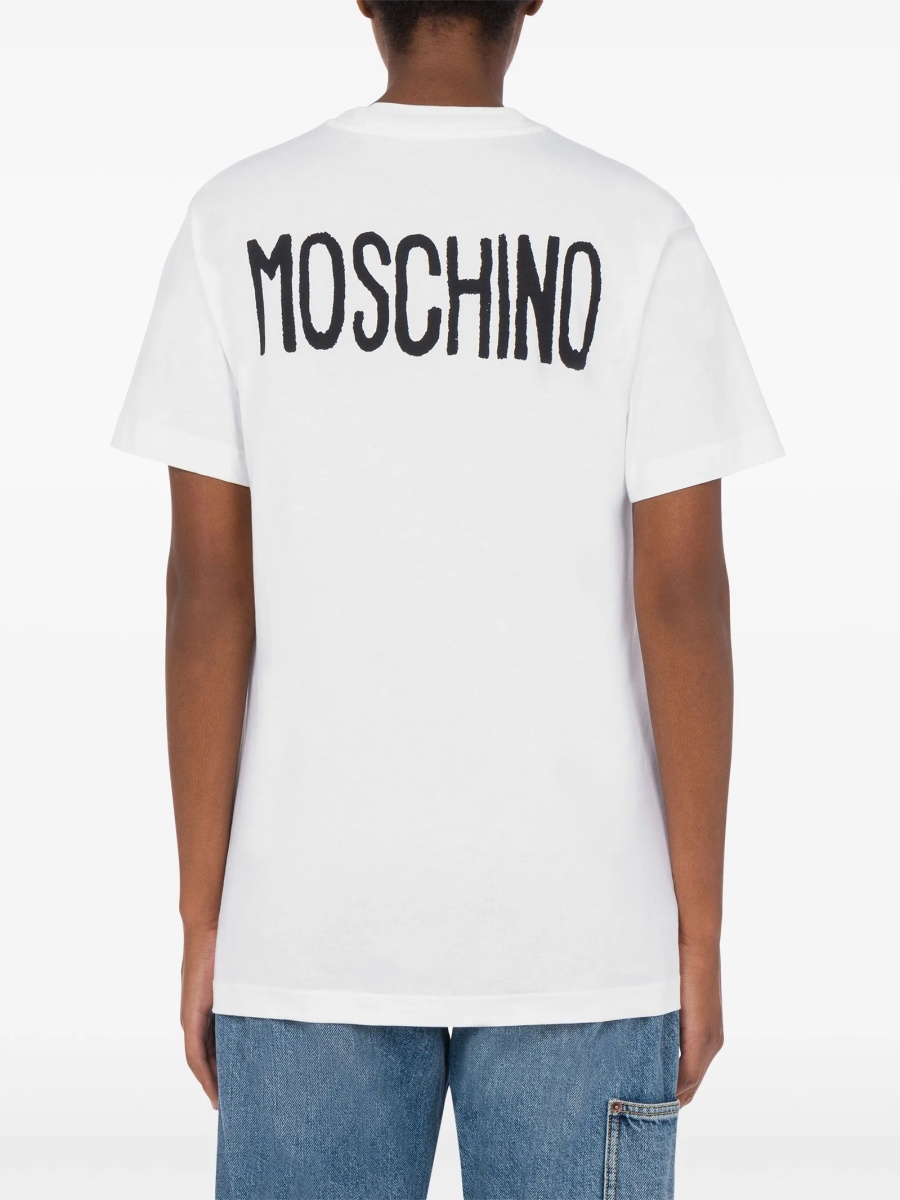 Tricou Moschino alb - Img 3