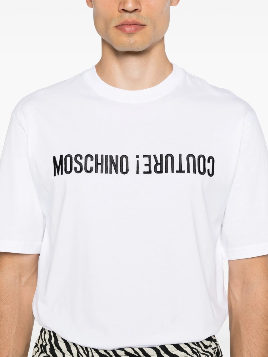 Tricou Moschino alb - Img 5