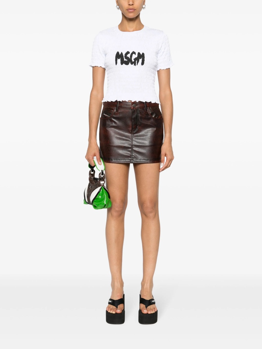 Tricou MSGM alb - Img 2