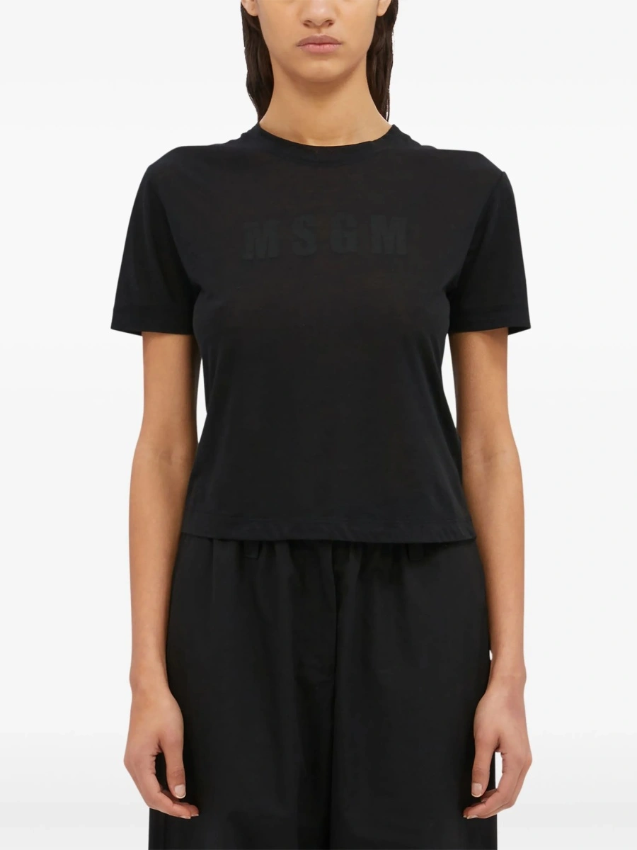 Tricou MSGM negru - Img 3