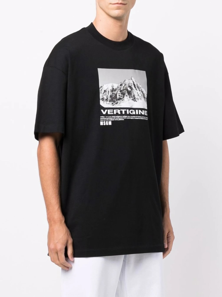 Tricou MSGM negru - Img 3